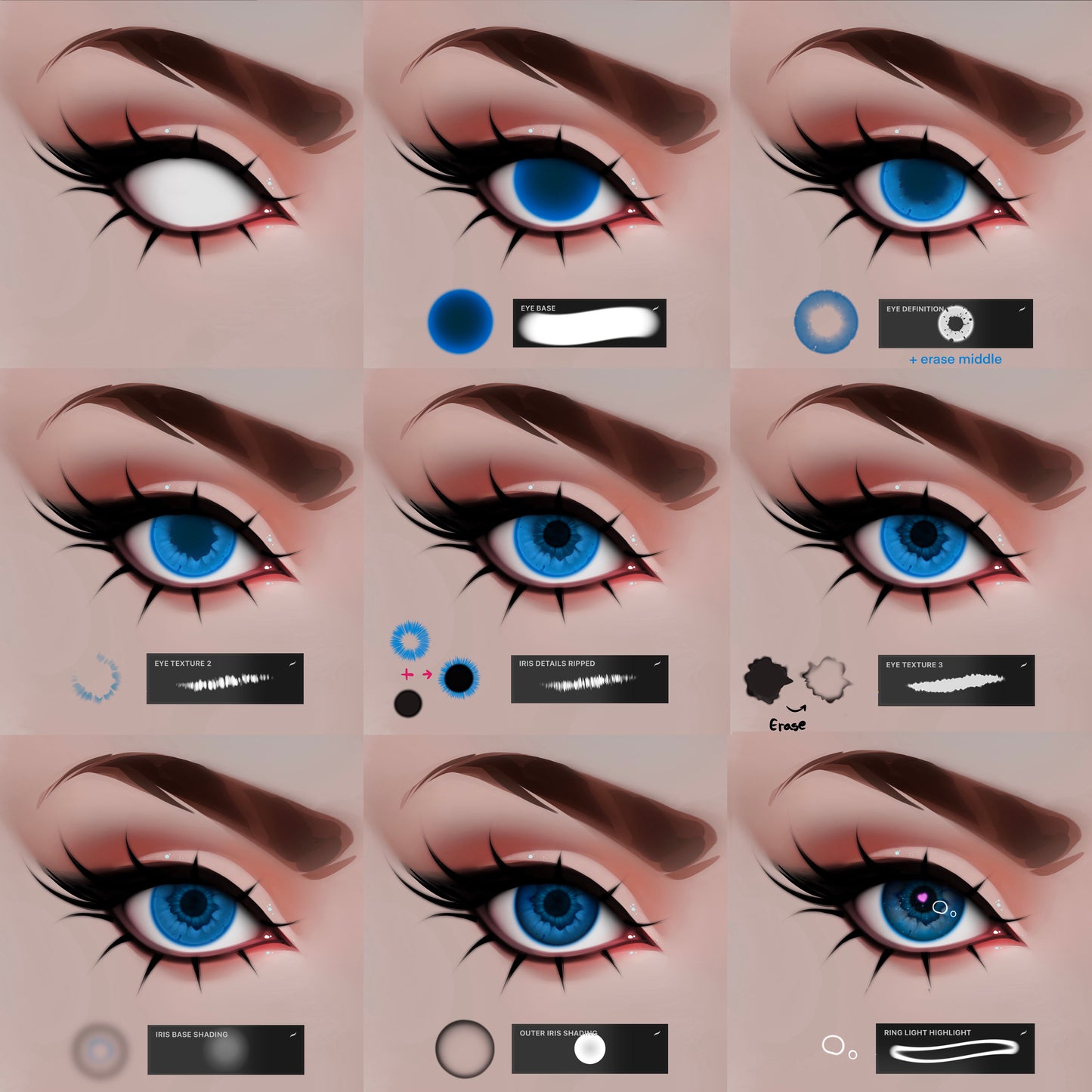 🐉Mystic Eyes Brush Set🐉