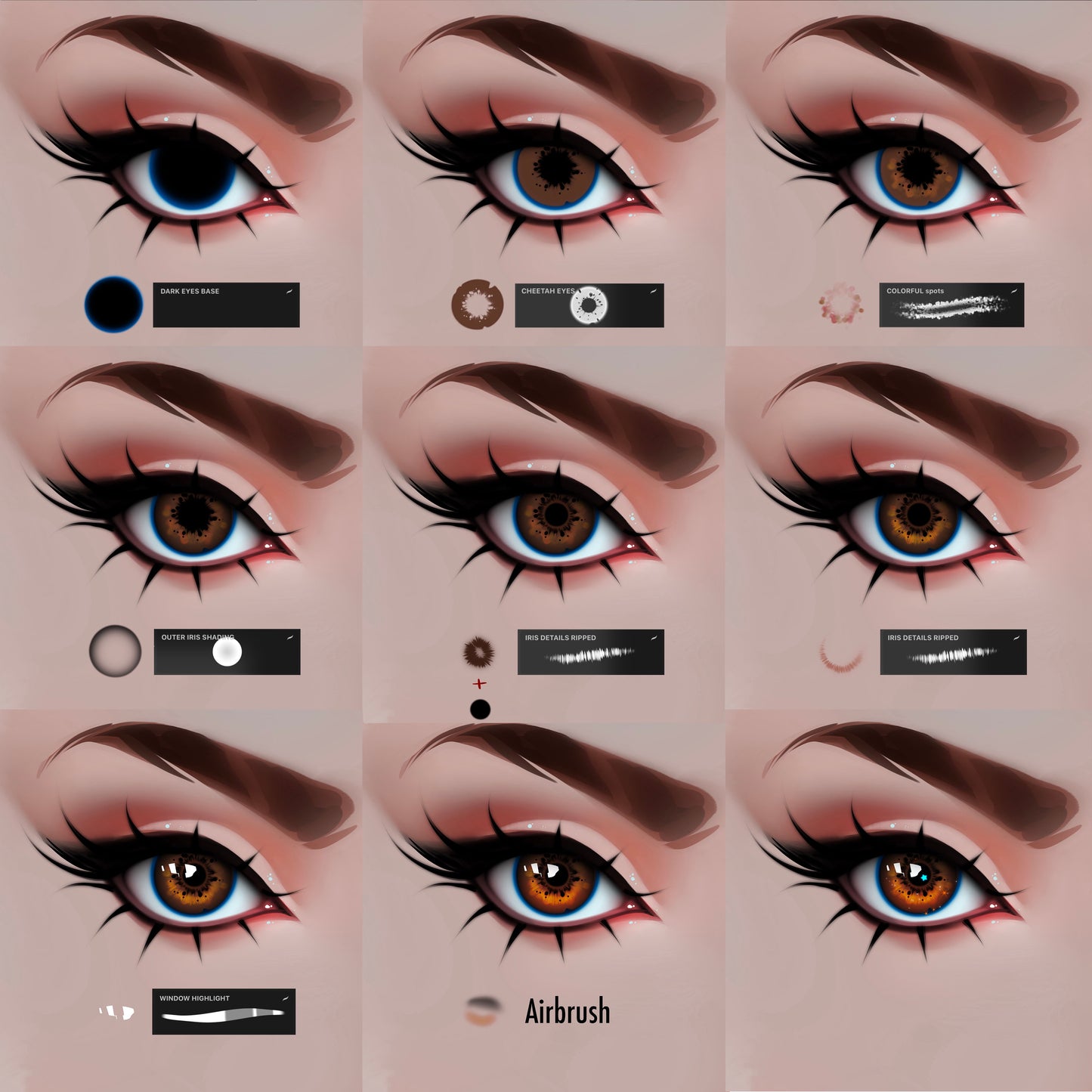🐉Mystic Eyes Brush Set🐉