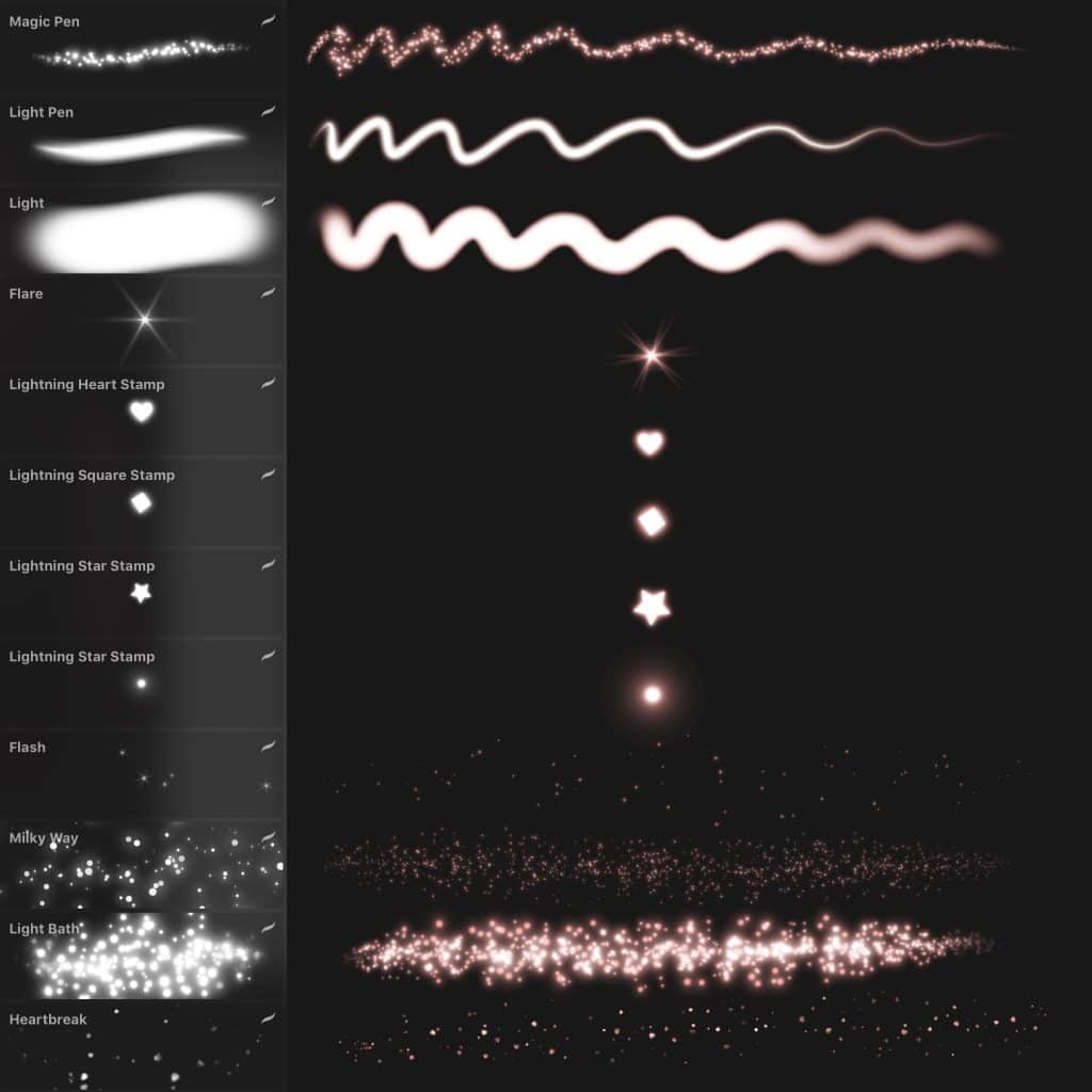 🌟Sparkle Brush Set for Procreate🌟