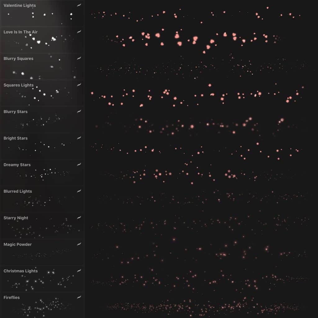 🌟Sparkle Brush Set for Procreate🌟
