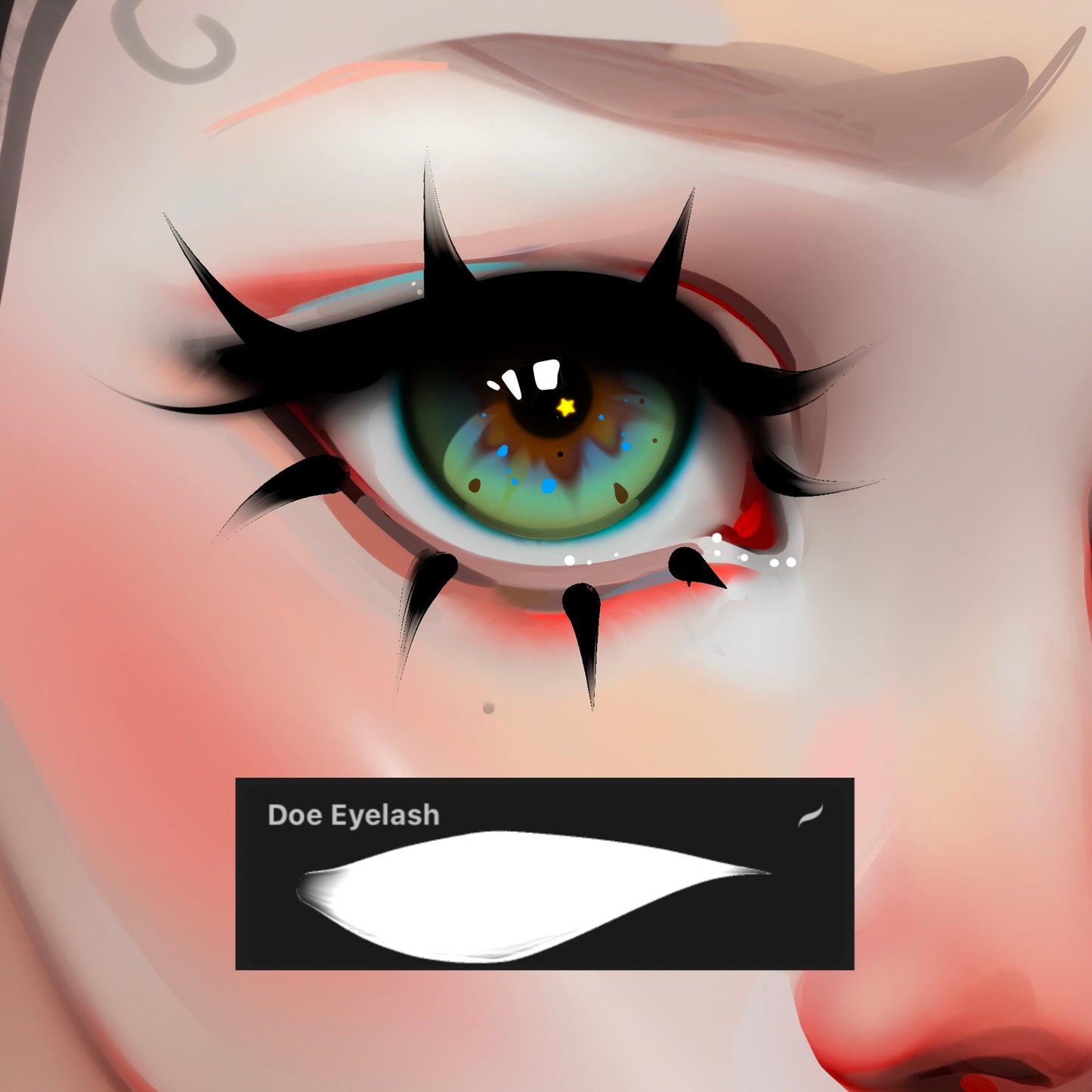 🔥Perfect Eyelashes Brush Set for Procreate🔥
