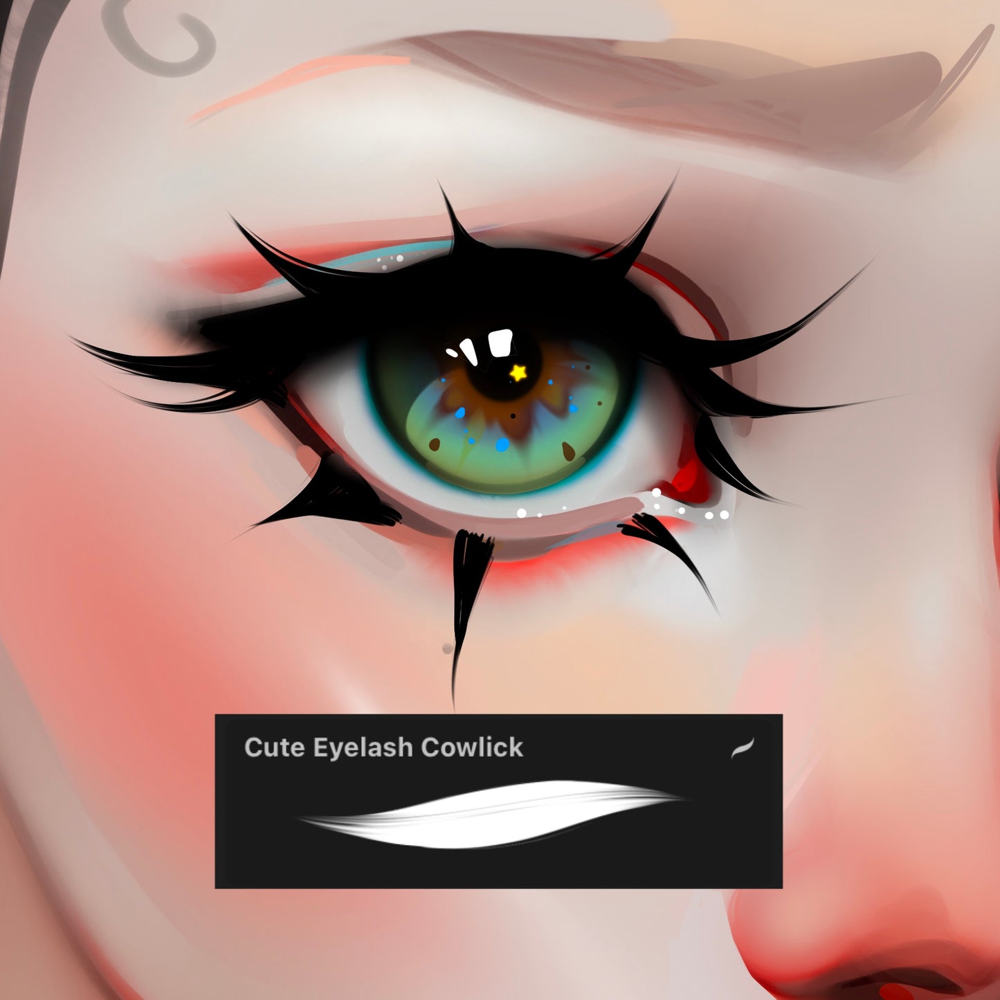 🔥Perfect Eyelashes Brush Set for Procreate🔥