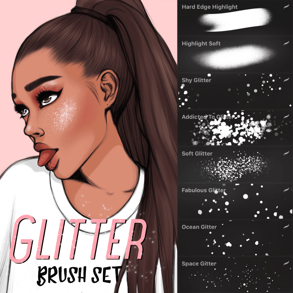💎Glitter Brush Set for Procreate💎