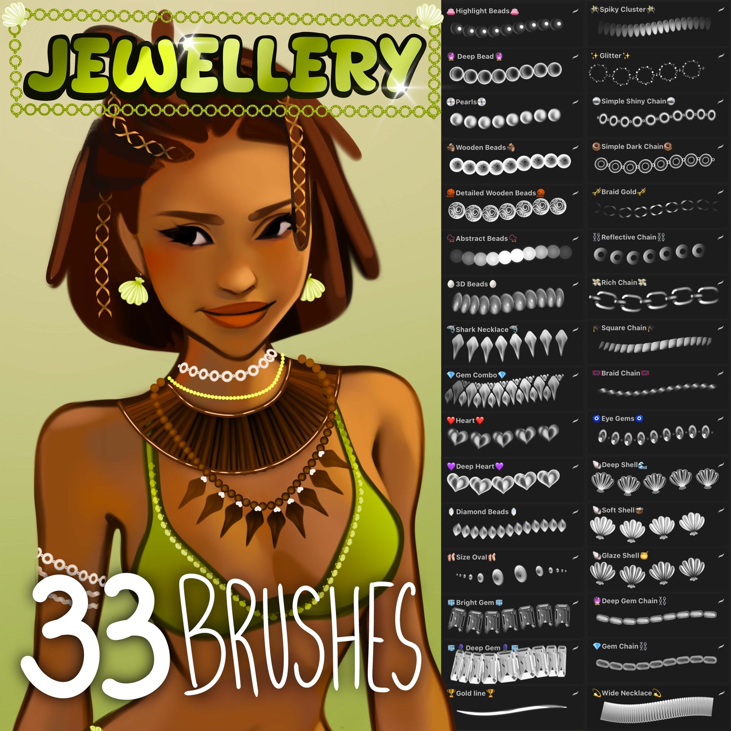 💍Jewellery Brush Set💍