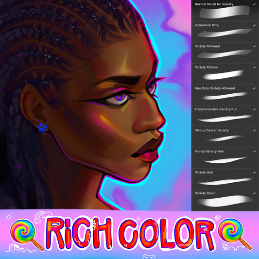 🍭Rich Color Brush Set🍭
